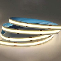 Kd-Tec 16.4Ft5M Cob Flexible Led Strip Light Dc12V24V 384Ledsm Bendable Tape (24V, Neutral White), Led-Cob-384