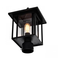 Crawford 1 Light Black Outdoor Lantern Head