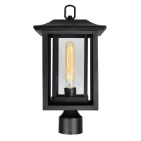 Winfield 1 Light Black Outdoor Lantern Head