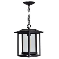 Winfield 1 Light Black Outdoor Hanging Light