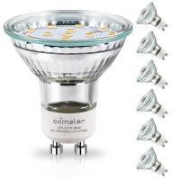 Comzler Gu10 Led Bulbs 2700K Soft Warm White 50W Halogen Equivalent, Led Light Bulbs Replacement For Recessed Track Lighting 4W 400Lm 110Ͽ