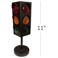 YOULL BE COLLECTING JAWS FROM THE GROUNDSpectacular LightingBedside table lamps dont get any cooler than this Inspired by all things fast and furious this lamp comes in the form of a 11 tall traffic light with 3 sides each with 3 different colored blinkin