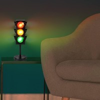 YOULL BE COLLECTING JAWS FROM THE GROUNDSpectacular LightingBedside table lamps dont get any cooler than this Inspired by all things fast and furious this lamp comes in the form of a 11 tall traffic light with 3 sides each with 3 different colored blinkin