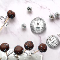 Jetec 11 Pcs Disco Ball Cake Toppers Disco Ball Birthday Party Decorations Small Disco Ball Table Centerpiece Decor For 70S Disc