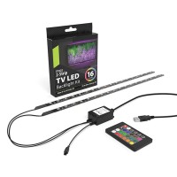 Give your TV an edge and reduce eye strain with the One Products by Promounts 2Strip Home Theater TV LED Backlight Kit This is a LED backlight kit that attaches to the back of your TV it works with both freestanding and mounted TVs and can be plugged into