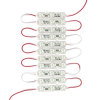 Q Qingchen Red Led Module 50Pcs/Chain Dc12V 1.2 W Decorative Light For Lightbox Letter Advertising Signs With Tape Adhesive Backside (100Pcs Pack,Red)