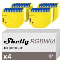 Shelly Rgbw2 Wifi Smart Remote Control For Rgbw Led Strips Home Automation Compatible With Alexa Google Home Ios Andro