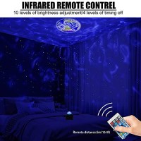 Wanrayw Star Projector, 15 In 1 Space Projector, Night Light With Remote Control, Galaxy Projector With Bluetooth Speaker, Moon Light For Bedroom/Game Room/Party, Romantic Star Light For Partners