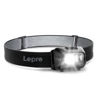 Lepro Led Headlamp Flashlights, 1500Lux Head Lamp With 6 Lighting Modes And Red Light, Ipx4 Waterproof Headlamp For Camping Hiking Backpacking Fishing, Adjustable Headband Suit For Adults Kids