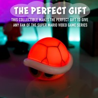 Paladone Super Mario Red Shell Light With Sound, Gaming Home Decor, Officially Licensed Nintendo Merchandise