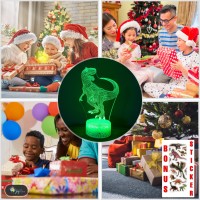 Casa Joytopia Creative 3D Night Light Effect Night Light For Kids Room 16 Colors 2Hr 4Hr 8Hr Timer Remote Flashing Fadin