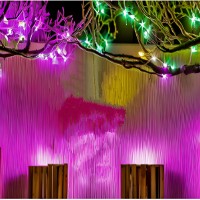 Lucky Shine 100 Led Green Purple White Wire String Lights Commercial Grade Ul Decorative Lighting String For Indoor Outdoor Sp