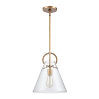 Gabby 11'' Wide 1-Light Mini Pendant - Brass