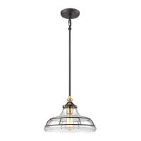 Dunkirk 13'' Wide 1-Light Pendant - Matte Black