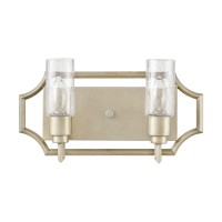 Cheswick 16'' Wide 2-Light Vanity Light - Aged Silver