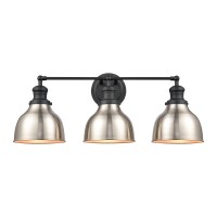 Haralson 24'' Wide 3-Light Vanity Light - Charcoal