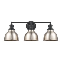 Haralson 24'' Wide 3-Light Vanity Light - Charcoal