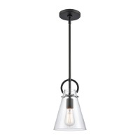 Gabby 7'' Wide 1-Light Mini Pendant - Matte Black