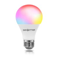 Daybetter Smart Light Bulb, Wifi Color Changing Led Bulbs Compatible With Alexa And Google Home Assistant, A19 E26 9W 800Lm Multicolor Light Bulbs With Tuya App, No Hub Required, Led Light Bulb 1 Pack