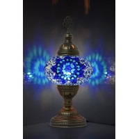 Mozaist Turkish Lamp Mosaic Table Lamp Antique Moroccan Decorative Glass Bohemian Vintage Lamp Shade Small Desk Tiffany Bedsi