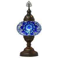 Mozaist Turkish Lamp Mosaic Table Lamp Antique Moroccan Decorative Glass Bohemian Vintage Lamp Shade Small Desk Tiffany Bedsi