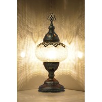 Mozaist Turkish Lamp Mosaic Table Lamp Antique Moroccan Decorative Glass Bohemian Vintage Lamp Shade Small Desk Tiffany Bedsi