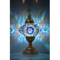 Mozaist Turkish Lamp Mosaic Table Lamp Antique Moroccan Decorative Glass Bohemian Vintage Lamp Shade Small Desk Tiffany Bedsi