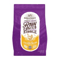 Stella Chewyas Raw Coated Premium Kibble Cat Food - Grain Free, Protein Rich Meals - Cage-Free Chicken Recipe - 25 Lb Bag