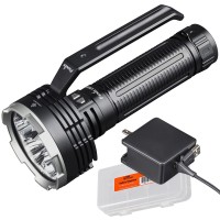 Fenix Lr80R 18000 Lumen Super Bright Rechargeable Search Flashlight With Lumentac Organizer