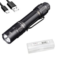 Fenix Pd36 Tac Tactical Flashlight, 3000 Lumen Usb-C Rechargeable, With Lumentac Organizer