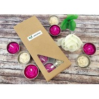 Jakapan Flower Tealight Candle Scented Aromatherapy Gift Set Birthday Party Supplies And Wedding Favor Baby Shower Decorations