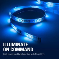 Elgato Light Strip Extension - Extend Up To 10M, 16 Million Colors Through Rgbww Leds With Warm/Cold White, App-Control Via Ios/Android, Pc/Mac, Stream Deck, Requires Light Strip