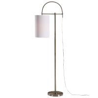 Charming and creative in its own way this metal floor lamp is here to serve the best of its purpose With stalk design body it has semicircular open accent at the top which adds to its beauty On off socket switch and E26 bulb base allows it to function eff