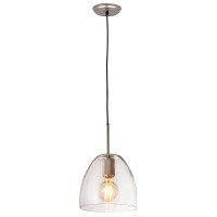 Netta 10'' Wide 1-Light Mini Pendant - Satin Nickel