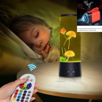 Lehaha Jellyfish Lamp With 16 Color Changing Relax Mood Light Gift With Remote Control Usbbattery Jellyfish Aquarium For Home O