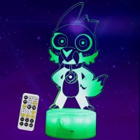 Owl Gift, 3D Night Light - Owl Night Light Merch, 7 Color Change Decor Lamp With Remote, Dim, Timer, Gifts For Christmas Birthday Girls