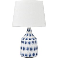 Colmar 18'' High 1-Light Table Lamp - Blue