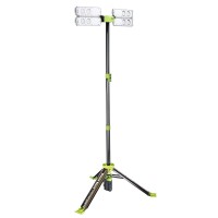 Powersmith Voyager Pvlr8000A 8000 Lumen Collapsible Cordless Tripod Led Work Light With Battery Charger Carry Bag Included O