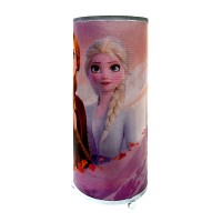 Idea Nuova Disney Frozen 2 Anna And Elsa Glitter Cylinder Decorative Lamp,Multicolor