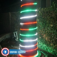 Russell Decor 50Ft540 Led Patriotic Rope Lights For California Mexico Italy Theme Colors Party Outdoor Trees Patio Deck Flexibl