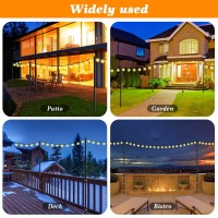 Mutovlin 2 Pack String Light Poles,10 Ft Light Poles For Outside String Lights,Outdoor Light Poles With Fork,Fence Brackets,Metal Poles Stand For Deck Bistro Patio Backyard