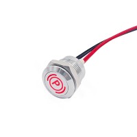 Builtin indicator resistance The color of the bezel is silver Rated current 15mA Easy to install The LED indicator has a simple design clean lines flat surface and a 20 cm long wire Scope of application 12V system Indicator lights for any vehicle cars tru