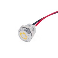 Builtin indicator resistance The color of the bezel is silver Rated current 15mA Easy to install The LED indicator has a simple design clean lines flat surface and a 20 cm long wire Scope of application 12V system Indicator lights for any vehicle cars tru