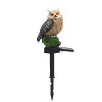 Moanyt Owl Solar Garden Lights Outdoor Solar Garden Stakes Lights Decorative Solar Powered Led Lights With Stake For Garden Lawn Pathway Yard Decor