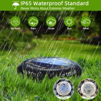 Grepro Solar Ground Light 8 Packs 10 Led Solar Outdoor Lights Waterproof For Outdoor Garden Light Solar Ip65 Waterproof Warm Wh