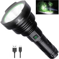 Lylting Usb Rechargeable Led Flashlight, 150000 Lumens Super Bright Flashlights High Lumens, 5 Modes, Ipx7 Waterproof, Powerful Flash Light For Emergencies Camping