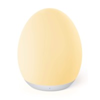 Jolywell Night Light For Kids With 7 Color Changing Mode & Dimming Function, Rechargeable Baby Egg Night Light With 1 Hour Timer&Touch Control, Up To 100H, White