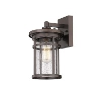 Casia Outdoor Wall Sconces, Exterior Wall Lantern, Outdoor Wall Lighting Fixture, Outdoor Wall Mounted Lights, Outdoor Wall Lights For Patio, Porch, Garden,Balcony (Oil Rubbed Bronze, 12