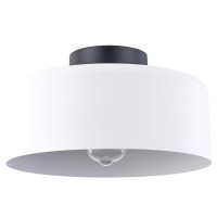 Bisamiya Modern Ceiling Light Fixture 118 Matte White Dome Shade Flush Mount Ceiling Light E26 Socket For Hallway Dining R