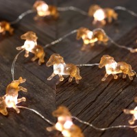 Fairy Pony String Lights Unique Decorative Lights Horse Gifts For Girls Cute Lights 20Leds 8Ft Battery Operated For Birthday Hor